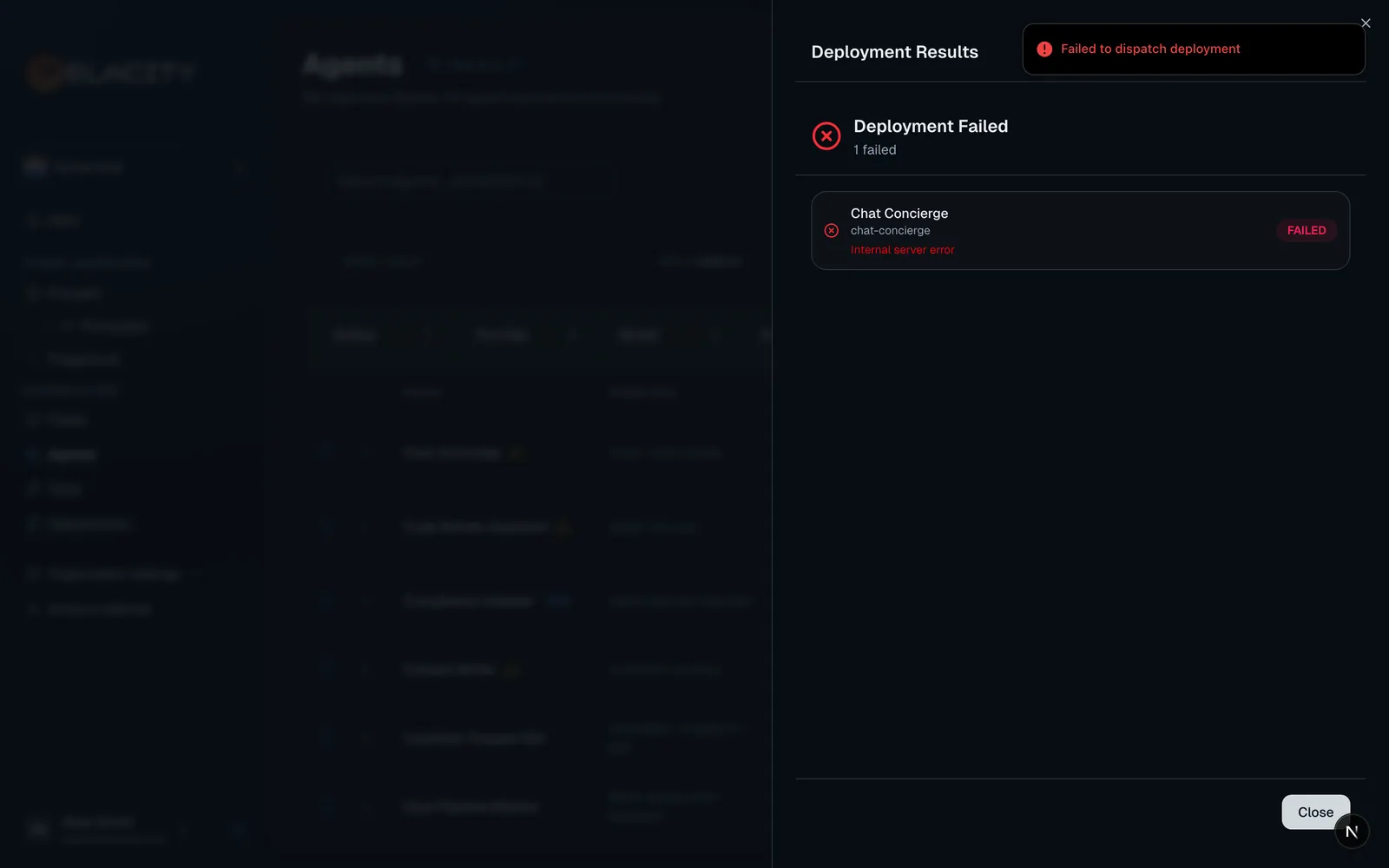 Deployment in progress