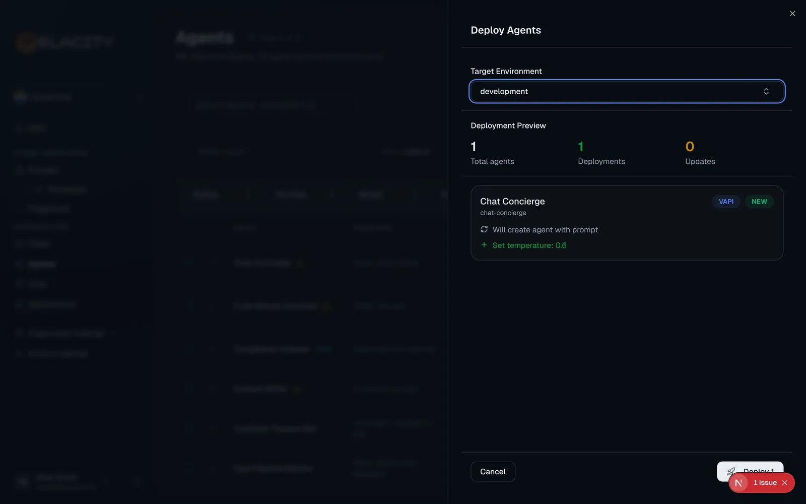 Preview the deployment
